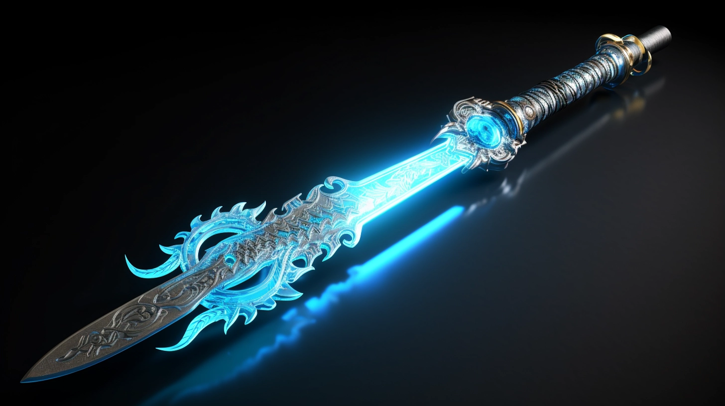 蓝光长剑