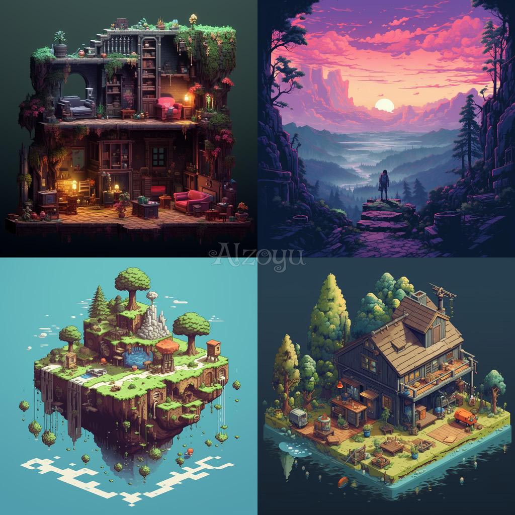 艺术风格 - Pixel art