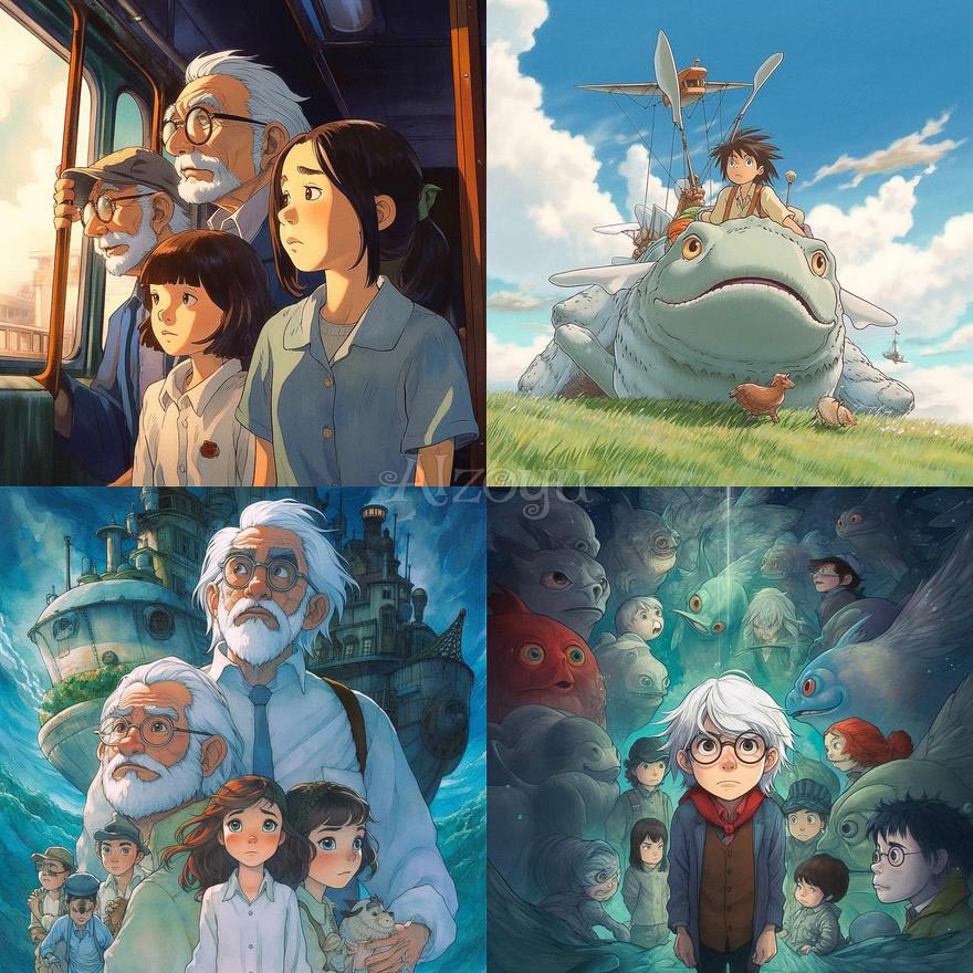 插画师 - Hayao Miyazaki