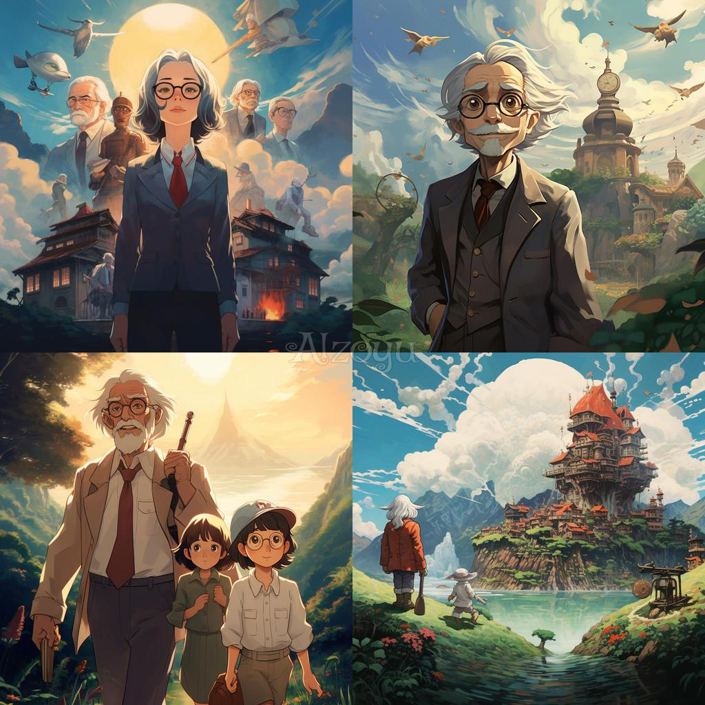 艺术风格 - Miyazaki Hayao style